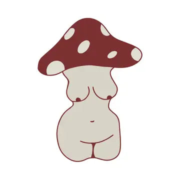 Mushroom Goddess Sticker