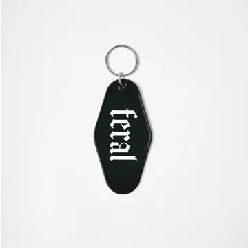 Goth Style Witch Style Motel Keychain Feral