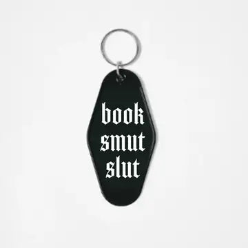 Goth Style Accessory Motel Keychain Book Smut Slut